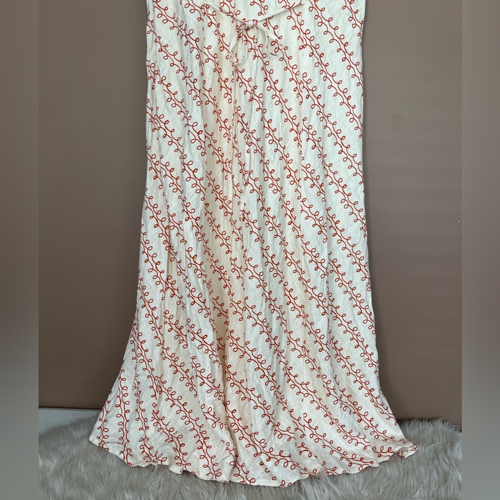 {Princess Polly} Chosen Girl Linen Blend Maxi Dress - Womens 14 - NWT - Picture 7 of 12